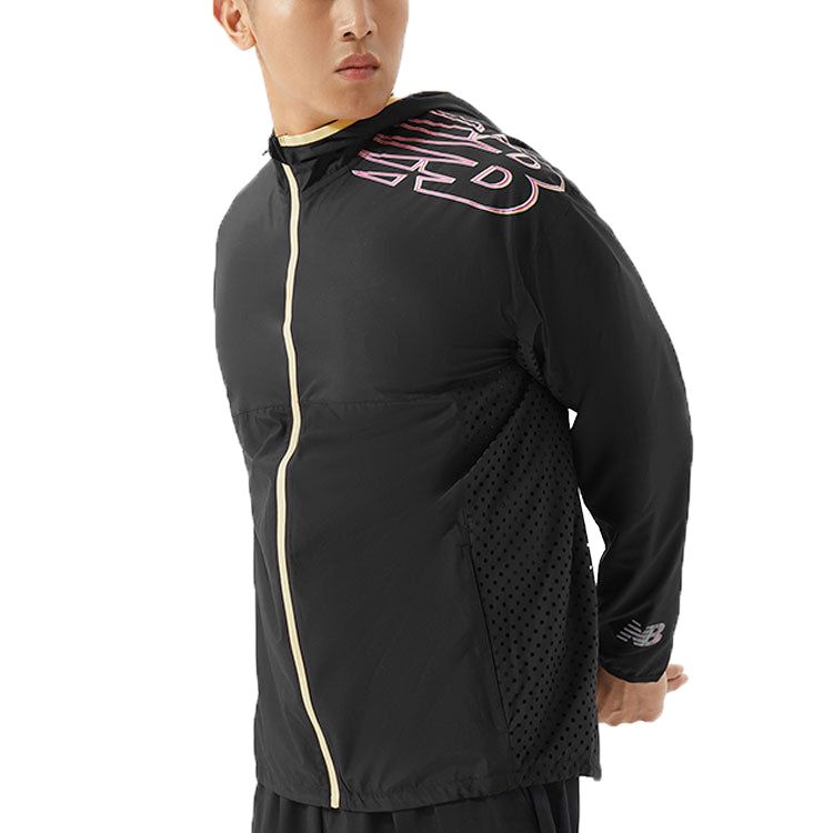 New Balance Fast Flight Woven Jacket 'Black' MJ21247-BK sold by KicksCrew product image thumbnail 5