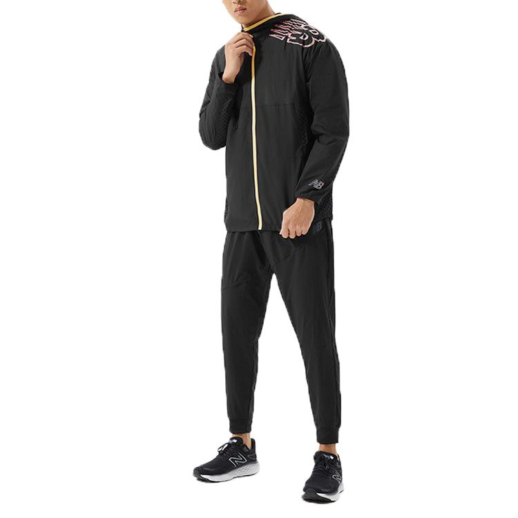 New Balance Fast Flight Woven Jacket 'Black' MJ21247-BK sold by KicksCrew product image thumbnail 3