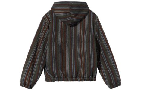 Stussy Wool Stripe Work Jacket 'Brown' 1156061 sold by KicksCrew