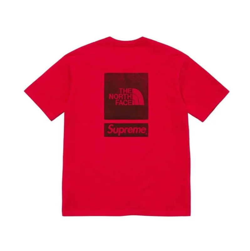 Supreme x THE NORTH FACE SS24 Week 3 Logo T-Shirt 'Red Black' SUP-SS24-048 sold by KicksCrew