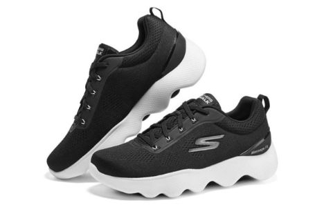 Skechers Go Walk Massage Fit 'Black White' 216404-BKW sold by KicksCrew