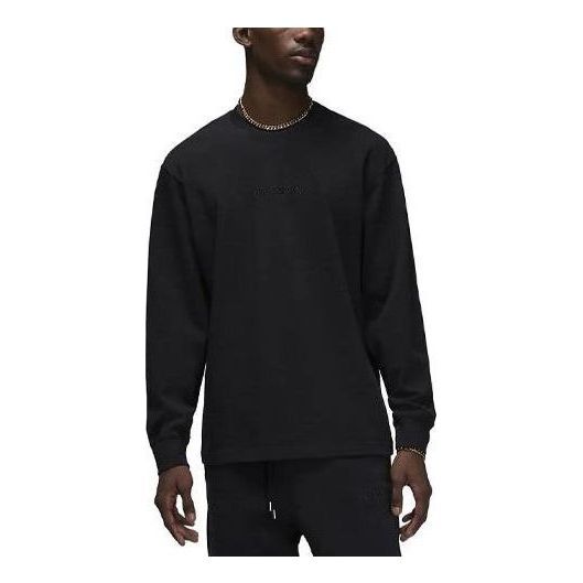 Air Jordan Wordmark Long Sleeve T-Shirt 'Black' FJ0702-010 sold by KicksCrew