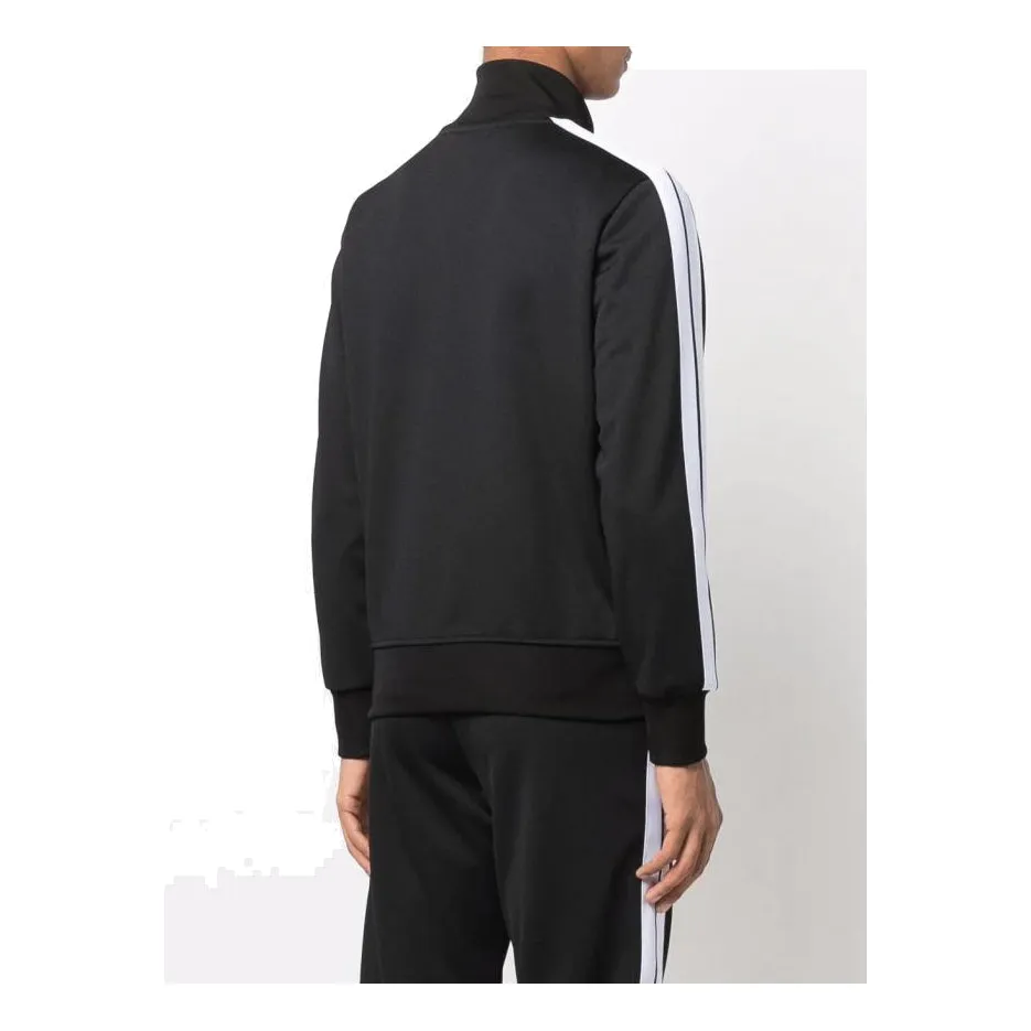 Palm Angels SS22 Classic Track Jacket 'Black White' PMBD001C99FAB0011001 sold by KicksCrew product image thumbnail 2