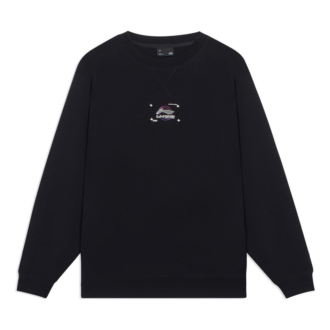 Li-Ning Logo Print Classic Pullover 'Black' AWDT063-2 sold by KicksCrew