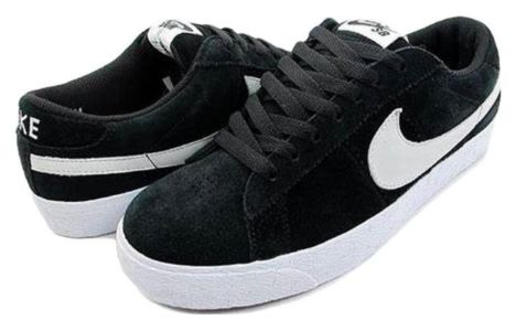 Nike Blazer Low SB 'Black and White' 318960-011 sold by KicksCrew