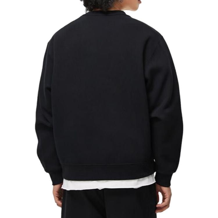 Li-Ning Logo Print Classic Pullover 'Black' AWDT063-2 sold by KicksCrew product image thumbnail 4