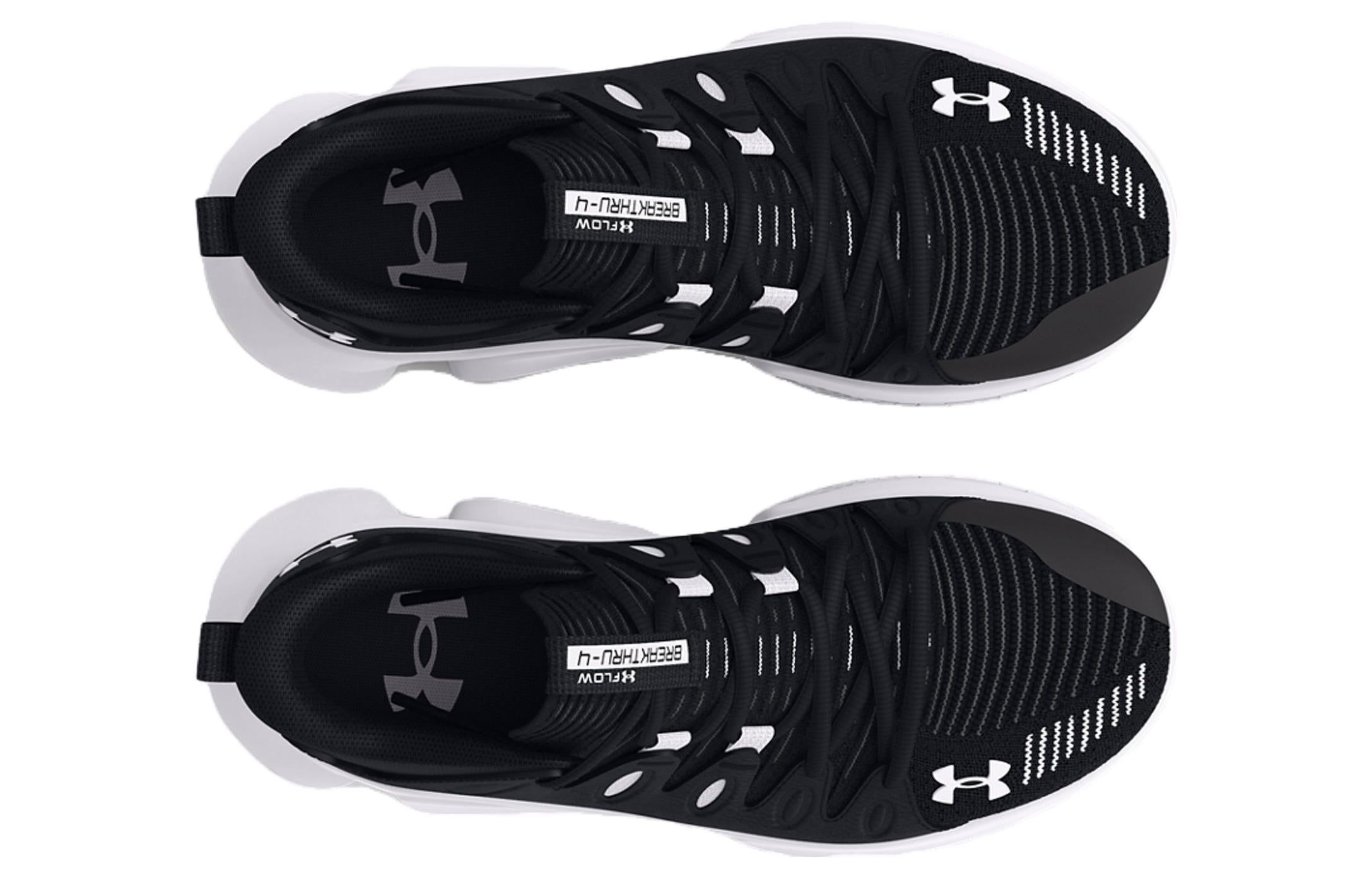 (WMNS) Under Armour Flow Breakthru 4 Basketball Shoes 'Black White' 3026641-002 sold by KicksCrew product image thumbnail 4