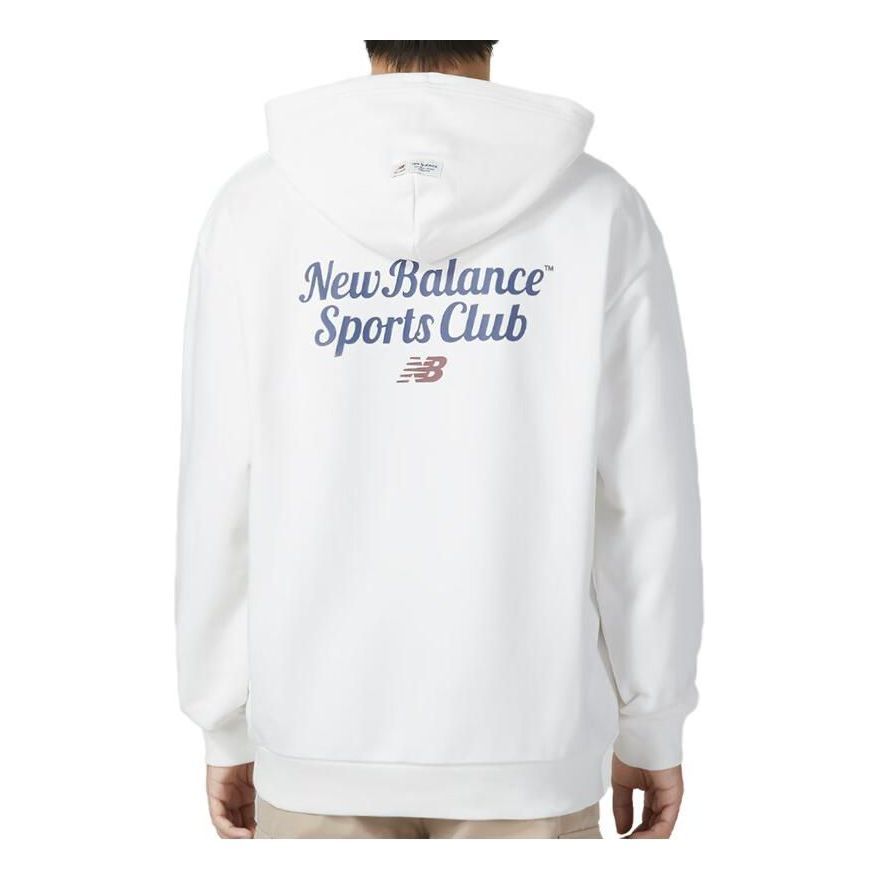 New Balance Sportswear Hoodie 'White Blue' 5CD38131-IV sold by KicksCrew