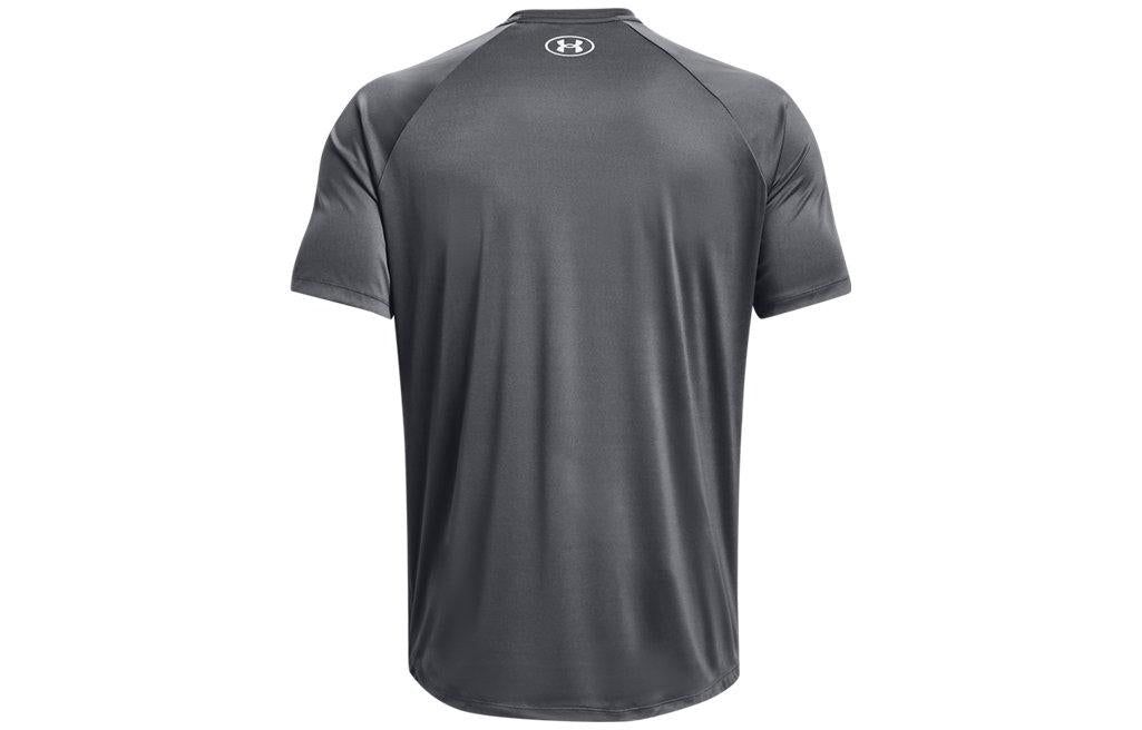 Under Armour Velocity Logo Print Round Neck Training T-shirt 'Grey' 1377141-012 sold by KicksCrew product image thumbnail 2