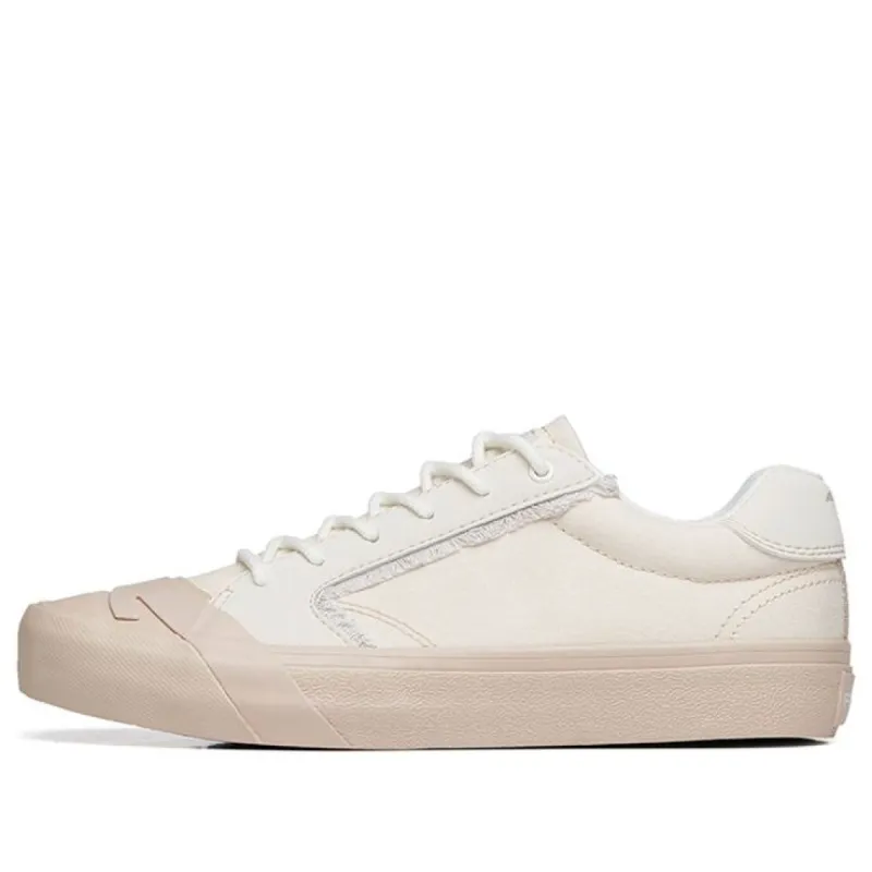 (WMNS) ANTA Life Series Sneakers  Canvas 'Grey Pink' 122228077S-4 sold by KicksCrew