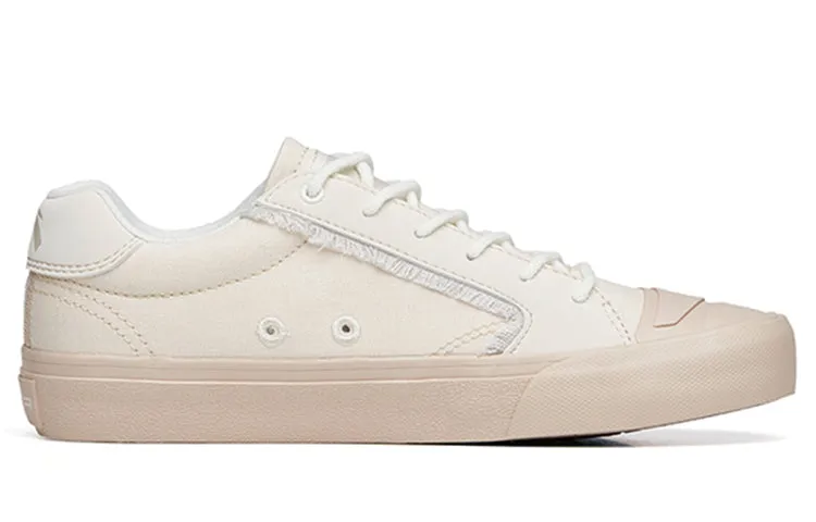 (WMNS) ANTA Life Series Sneakers Canvas 'Grey Pink' 122228077S-4 sold by KicksCrew product image thumbnail 2