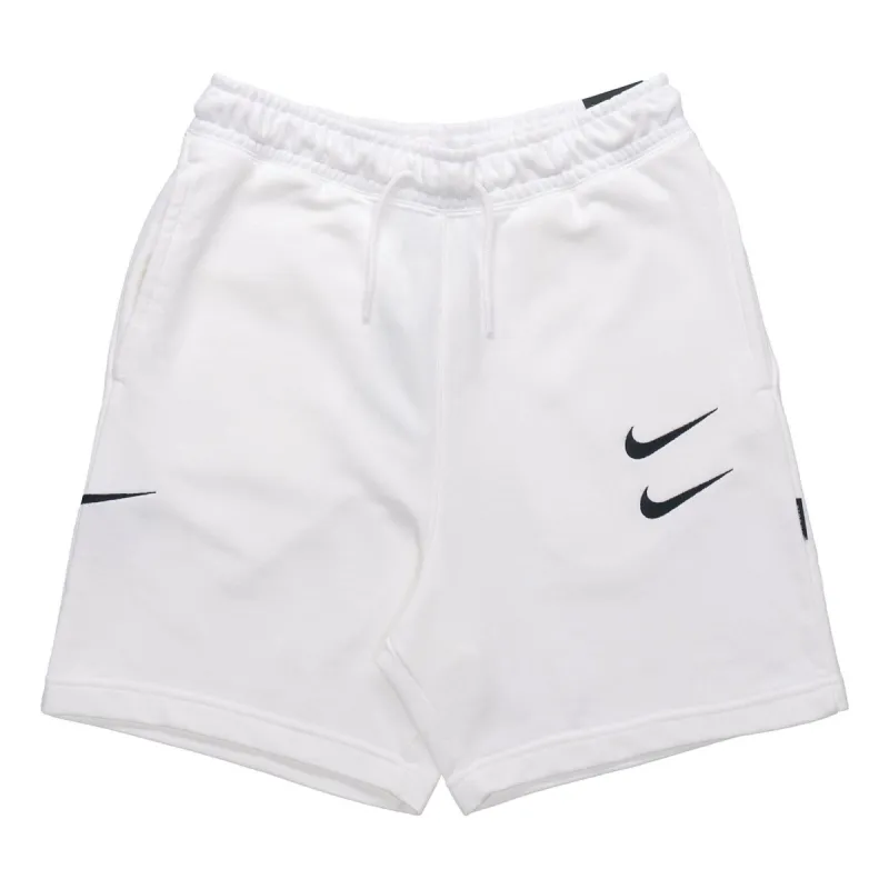 Nike Sportswear Swoosh Men's French Terry Shorts White CJ4882-100 sold by KicksCrew