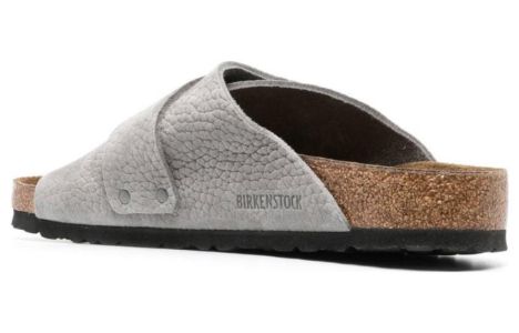Birkenstock Kyoto Nubuk Leather ' Desert Buck Whale Gray' 1024502 sold by KicksCrew