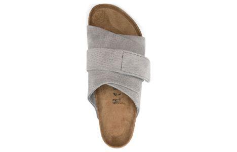 Birkenstock Kyoto Nubuk Leather ' Desert Buck Whale Gray' 1024502 sold by KicksCrew