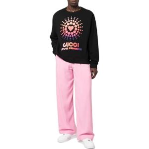 GUCCI Love Parade Crew Sweatshirt 'Black' 626990-XJEIM-1082 sold by KicksCrew