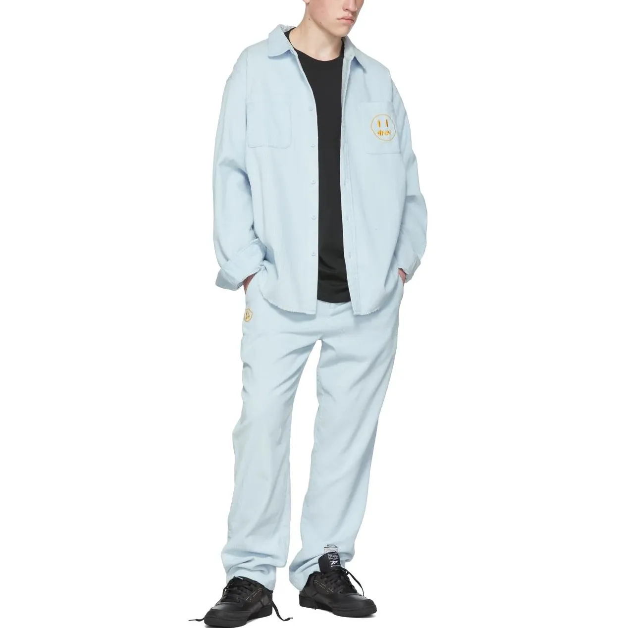 Drew House Ssense Exclusive Cotton Pants 'Light Blue' DR-SS22-149 sold by KicksCrew product image thumbnail 3