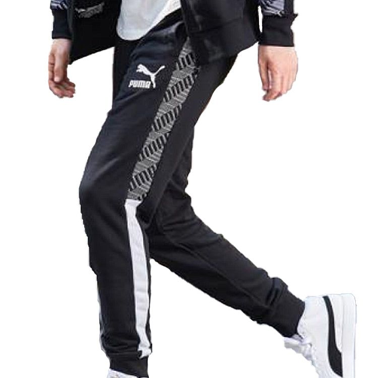Puma T7 Track Pants AOP TR 'Black White' 595964-61 sold by KicksCrew product image thumbnail 5