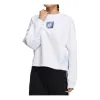 (WMNS) adidas Crew Sweatshirt 'White Blue' HE2918 sold by KicksCrew