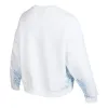 (WMNS) adidas Crew Sweatshirt 'White Blue' HE2918 sold by KicksCrew