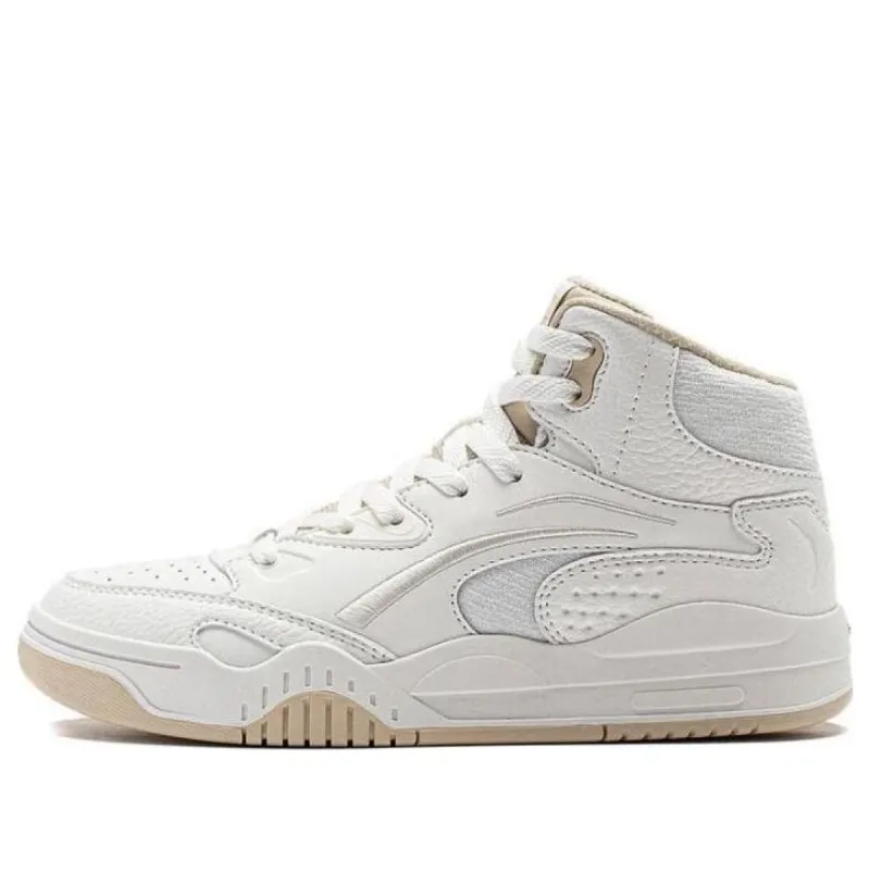 (WMNS) Li-Ning MoYuan High 'White Light Brown' AGCT286-4 sold by KicksCrew