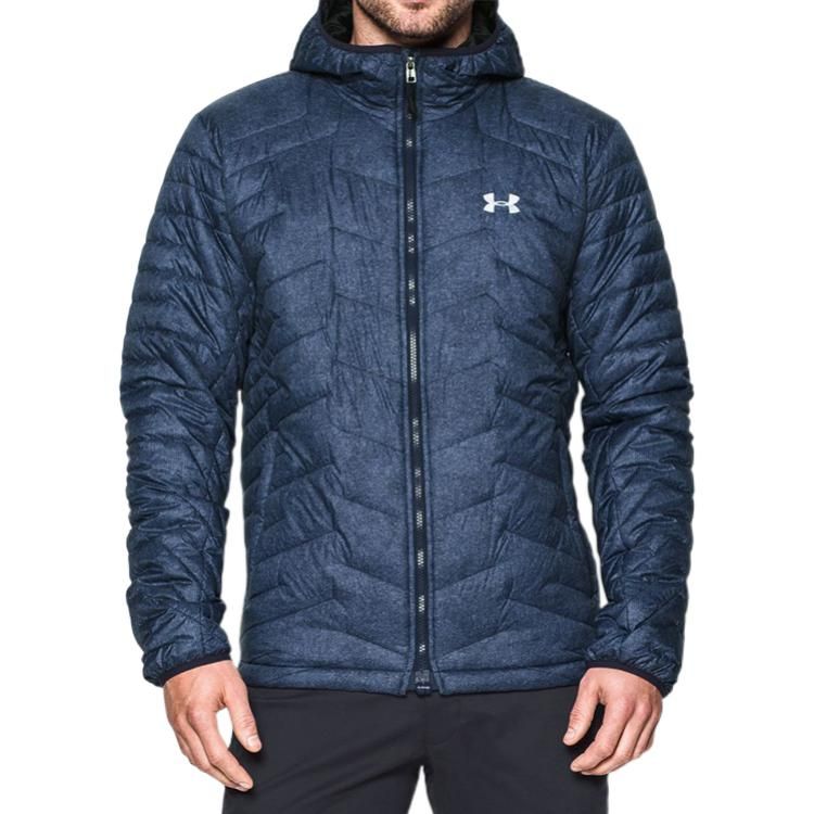 Under Armour ColdGear Reactor Hooded Jacket 'Navy' 1303059-410 sold by KicksCrew product image thumbnail 2