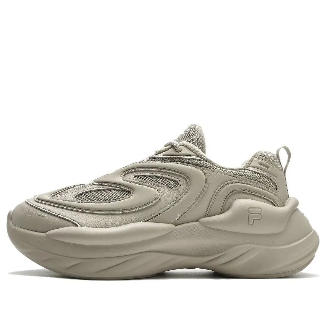 (WMNS) FILA FUSION Buzzard Fashion Sneakers 'Beige' T12W341117FFG sold by KicksCrew