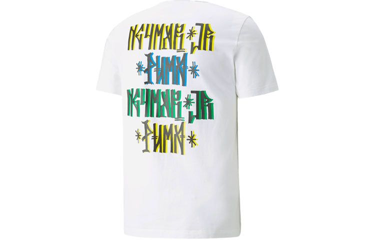 PUMA Neymar Jr. Copa T-Shirt 'White' 605616-05 sold by KicksCrew product image thumbnail 2