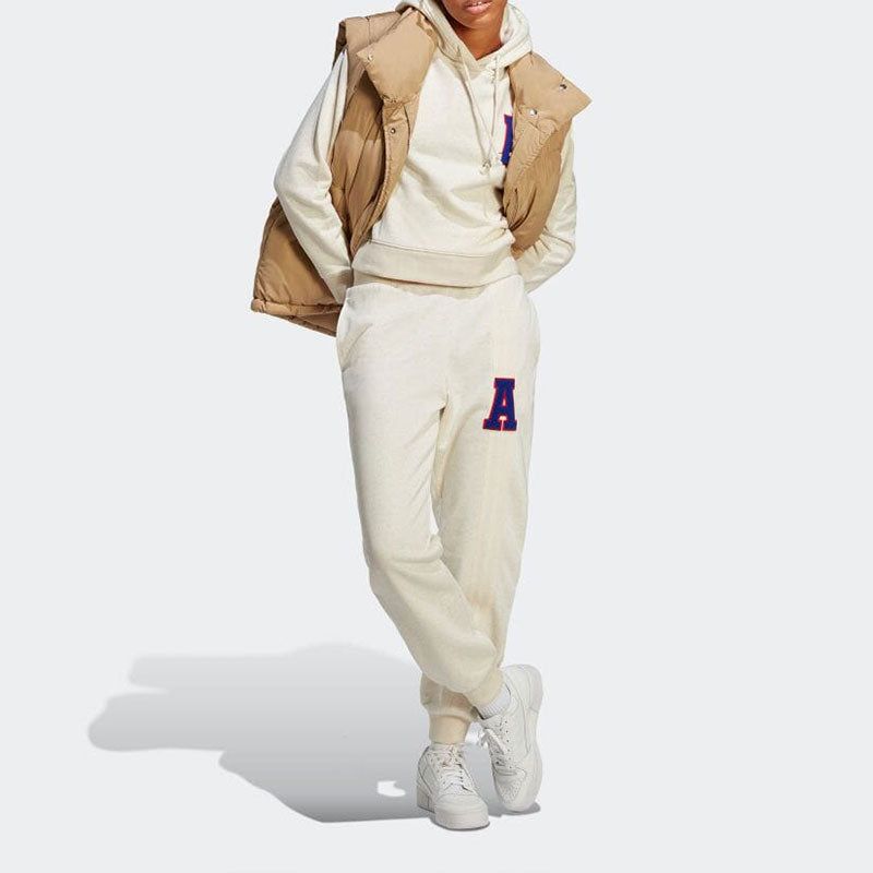 (WMNS) Adidas Originals Small Logo Hoodies 'White' IC5229 sold by KicksCrew product image thumbnail 4