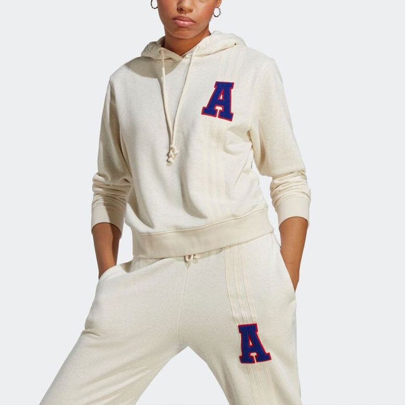 (WMNS) Adidas Originals Small Logo Hoodies 'White' IC5229 sold by KicksCrew product image thumbnail 2