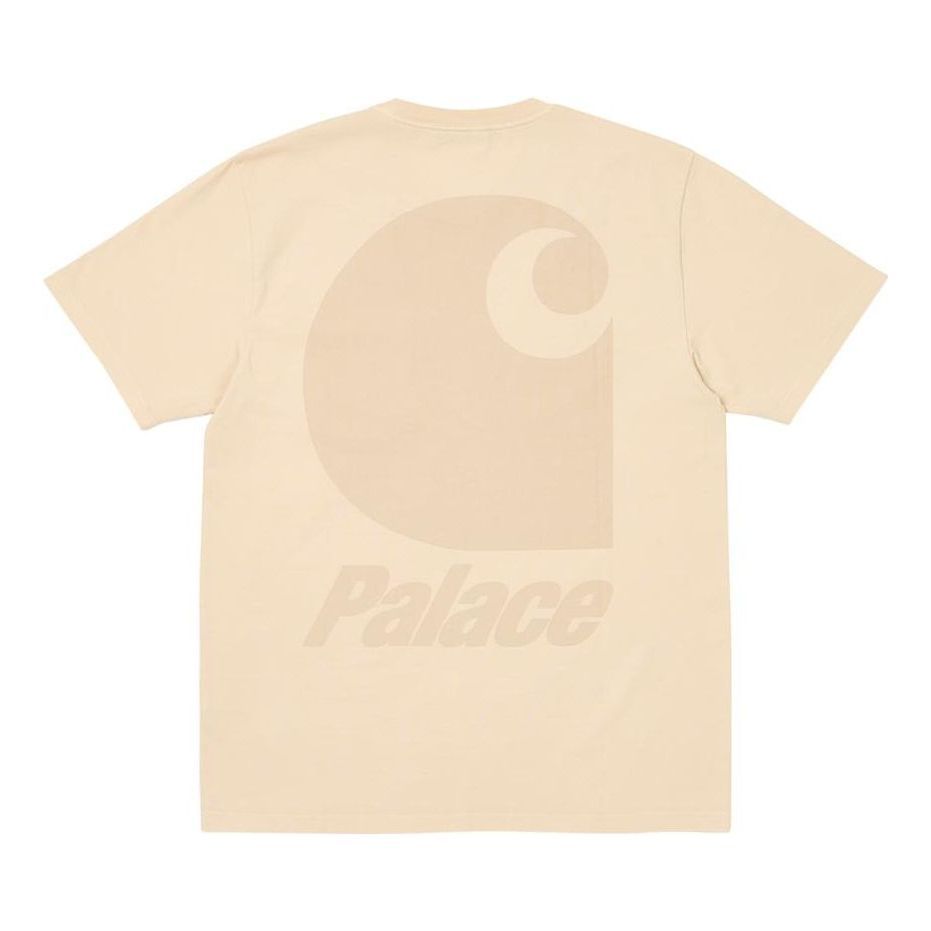 Palace x Carhartt WIP Short-Sleeve Pocket T-Shirt 'Beige' I032478-OFFWHITE sold by KicksCrew