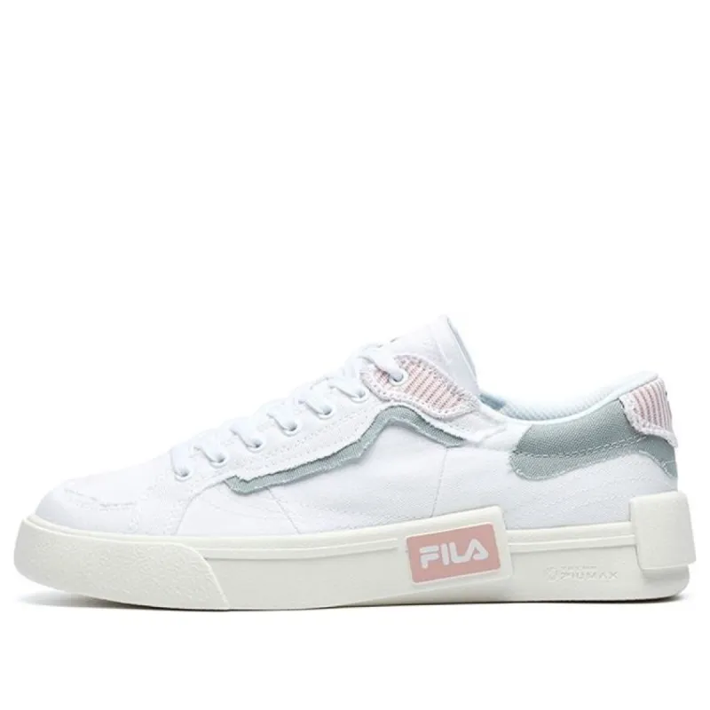 (WMNS) FILA FUSION Canvas Skate Shoes 'White' T12W228207FSW sold by KicksCrew