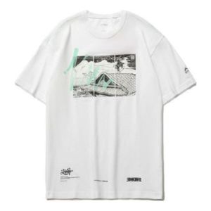 Li-Ning Skateboard Graphic T-shirt 'White' AHSR085-3 sold by KicksCrew