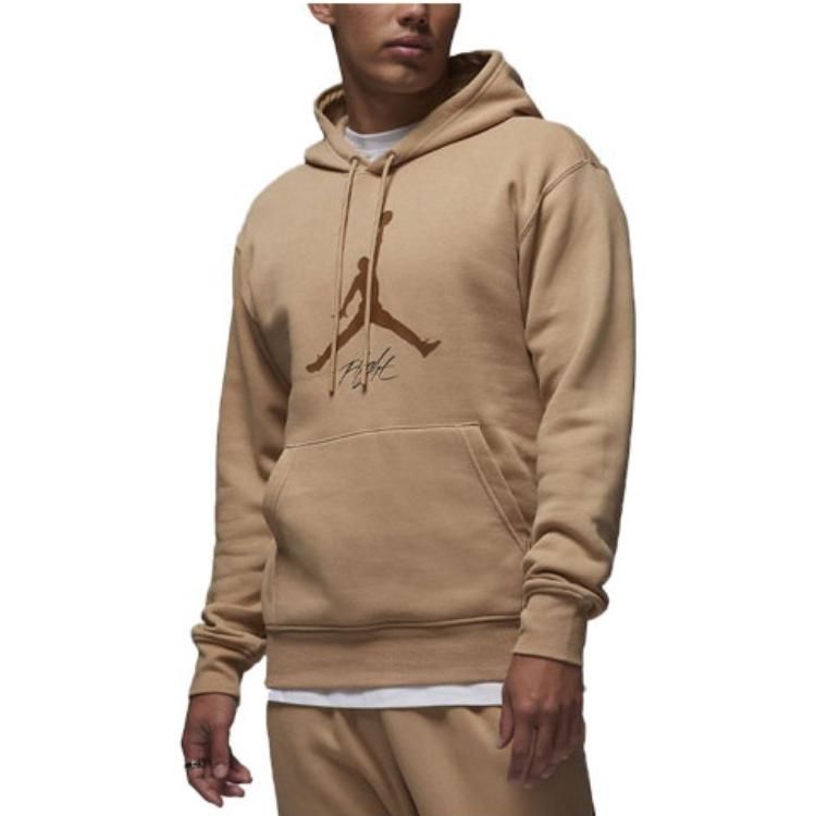 KicksCrew Air Jordan Essentials Fleece Hoodie 'Hemp Light British