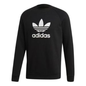 adidas originals Trf Flc Crew Sports Pullover Black EH6513 sold by KicksCrew