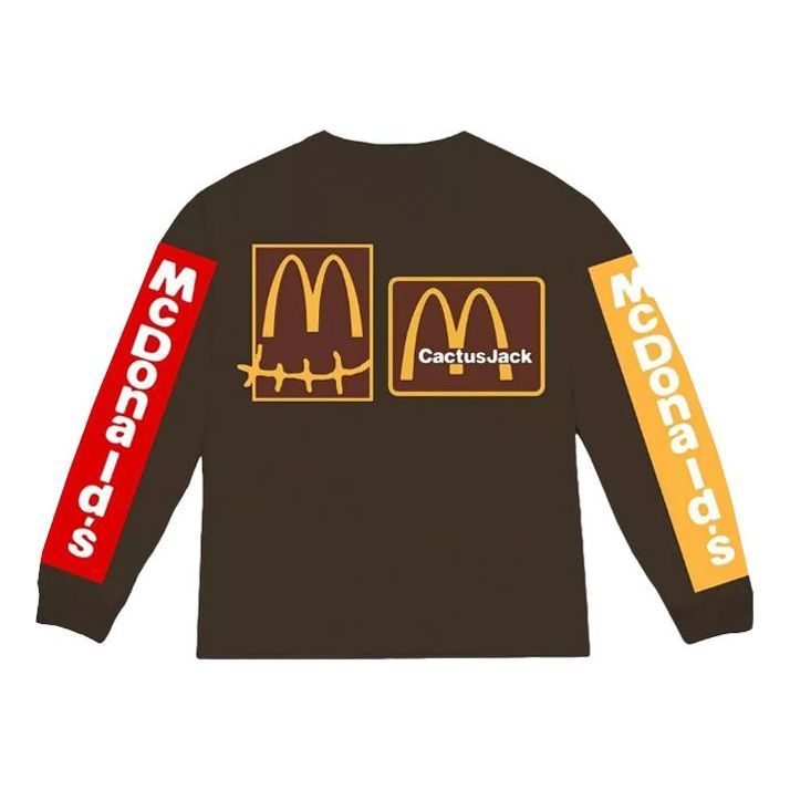 Travis Scott x CPFM 4 CJ Souvenir L/S T-Shirt 'Brown' TC-281 sold by KicksCrew