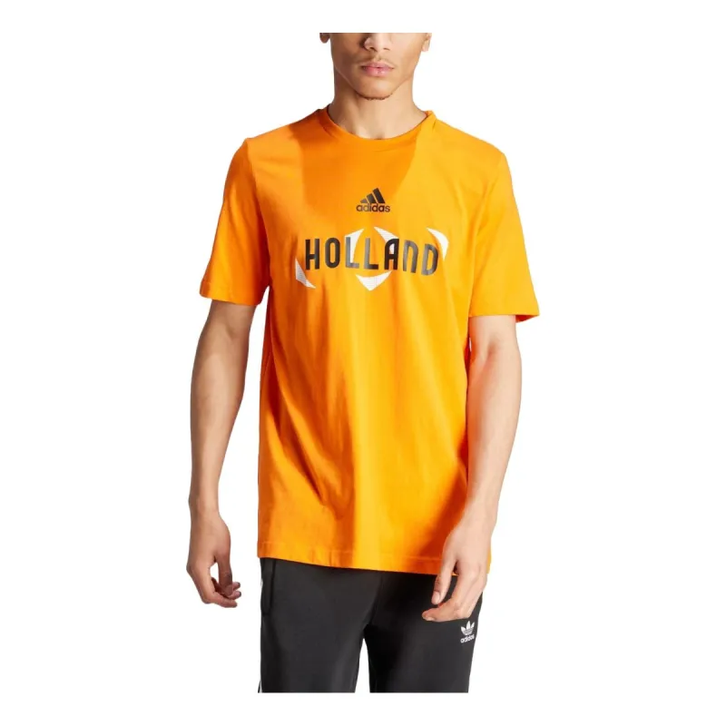 adidas UEFA EURO24 Holland Football T-shirt Asia Sizing 'Orange' IT9316 sold by KicksCrew