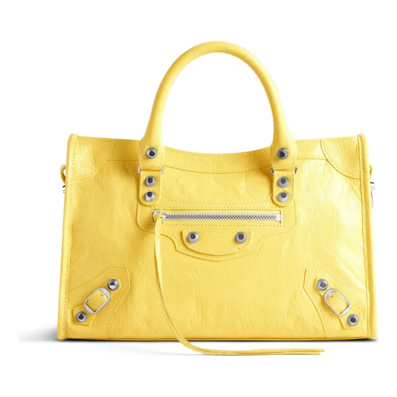 (WMNS) Balenciaga Le City Small Bag 'Yellow' 7977892AA9S3504 sold by KicksCrew