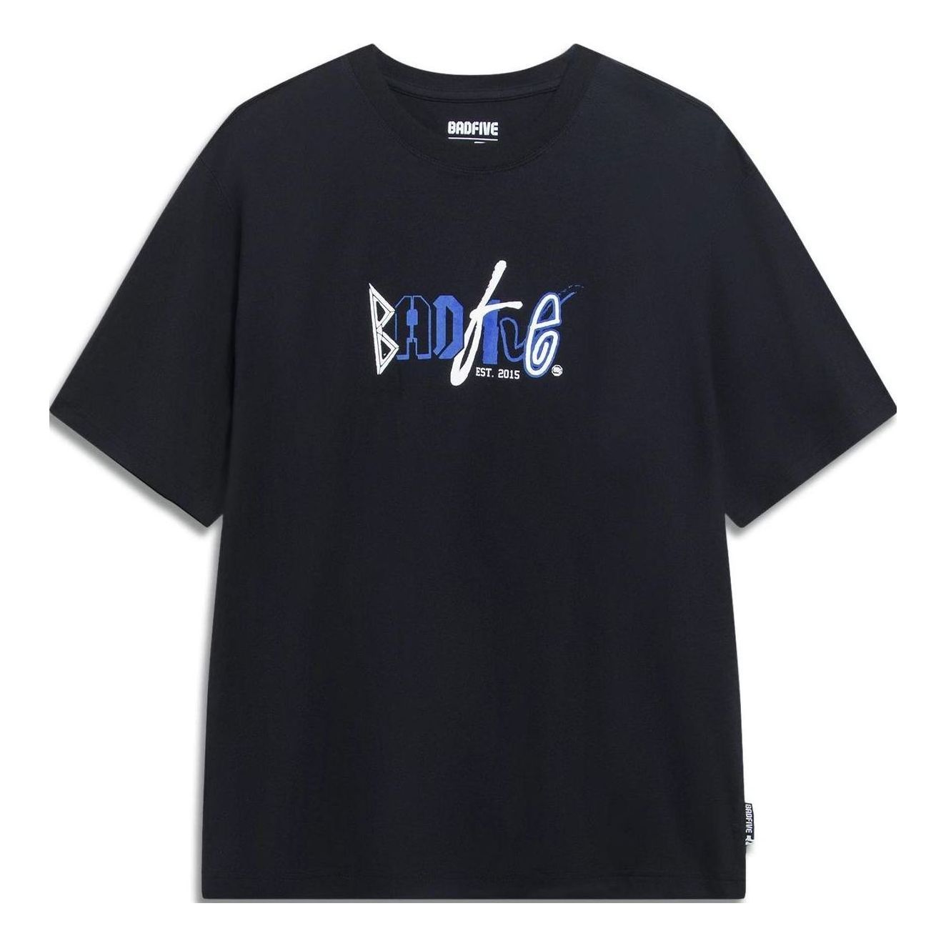 Li-Ning BadFive Graphic T-shirt 'Black' AHST283-2 sold by KicksCrew