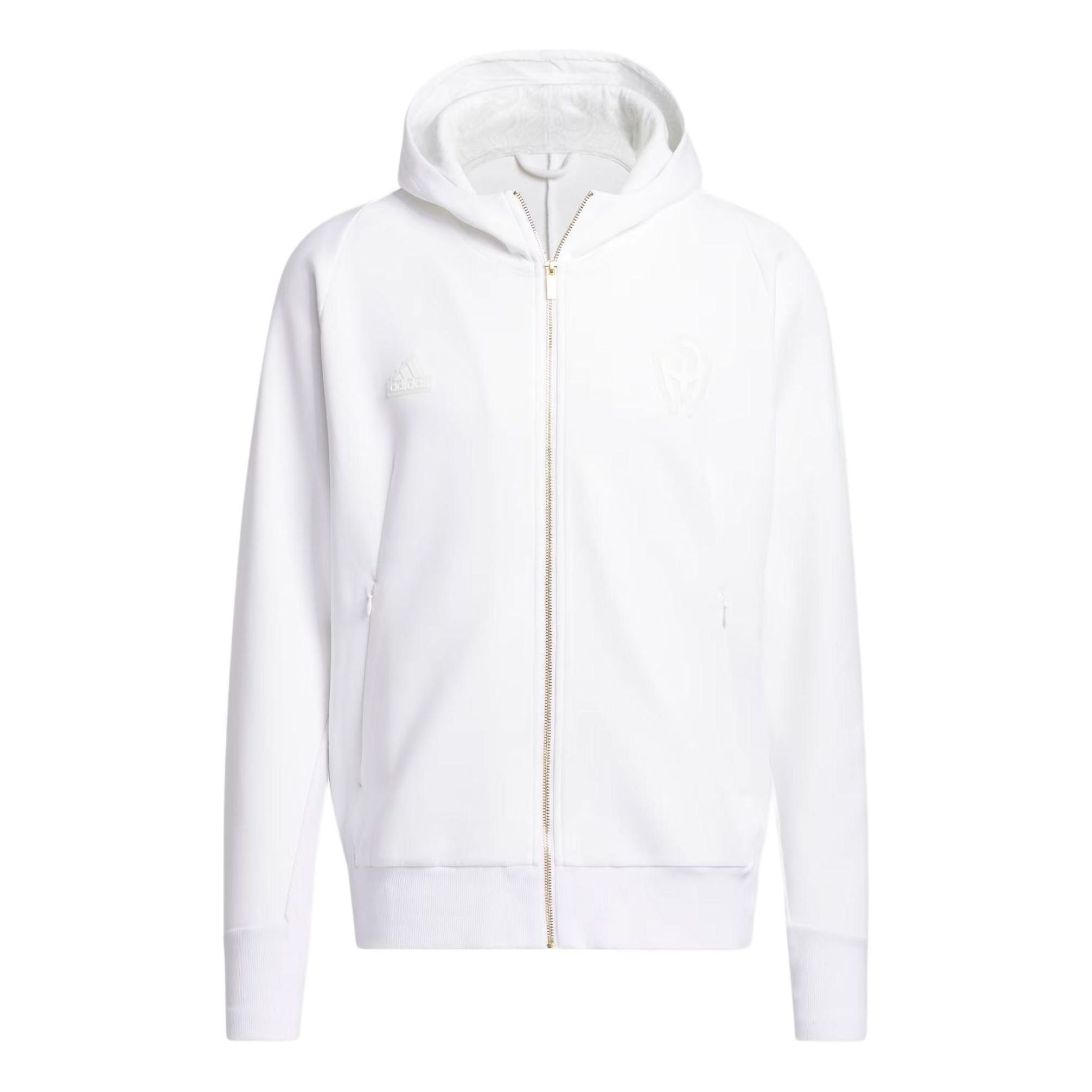 adidas Mahomes adidas Z.N.E. Premium Full-Zip Sweatshirt 'White' IT4312 sold by KicksCrew