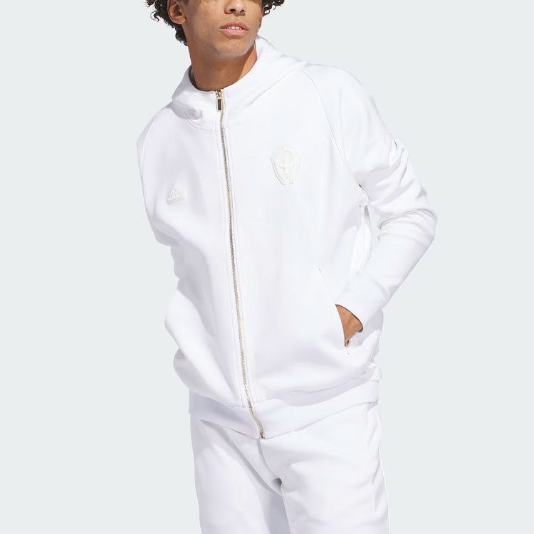 adidas Mahomes adidas Z.N.E. Premium Full-Zip Sweatshirt 'White' IT4312 sold by KicksCrew product image thumbnail 2