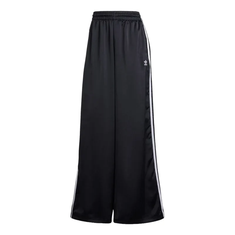 (WMNS) adidas Adicolor Satin Wide Leg Track Pants Asia Sizing 'Black' IU2520 sold by KicksCrew