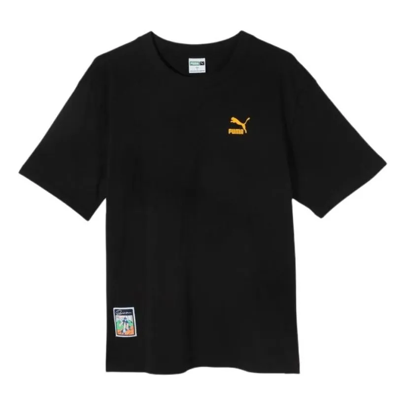 PUMA Classics PC Graphic T-shirt 'Black' 682342-01 sold by KicksCrew
