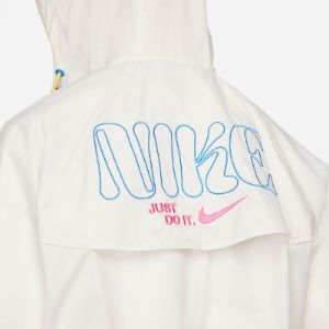 Nike Woven Sports Hooded Windbreaker Jacket 'White' FJ7680-030 sold by KicksCrew
