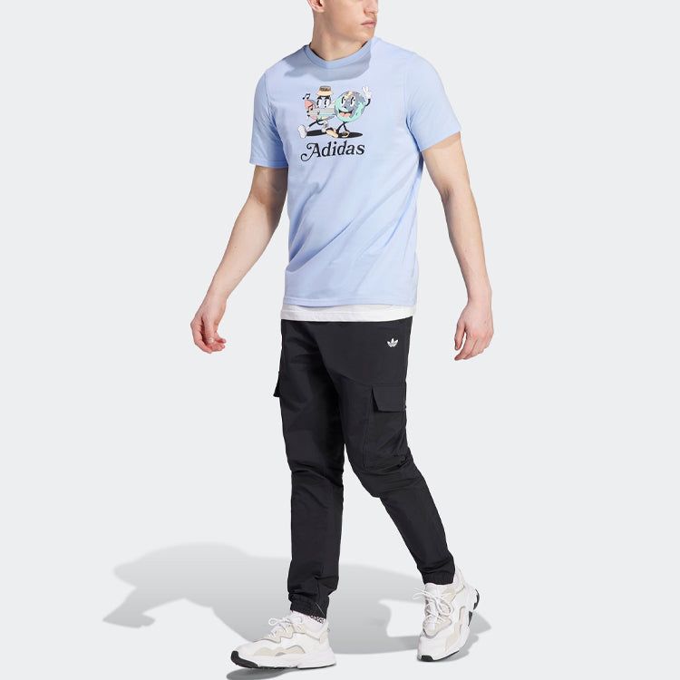adidas originals Enjoy Summer Graphic Tee 'Blue Dawn' IT8187 sold by KicksCrew product image thumbnail 4