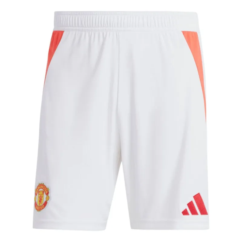 adidas Manchester United 24/25 Home Soccer Shorts Asia Sizing 'Mufc Red' IU1388 sold by KicksCrew