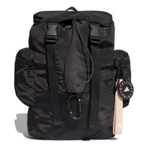 (WMNS) adidas by Stella McCartney Backpack 'Black App Signal Orange' FS6639 sold by KicksCrew