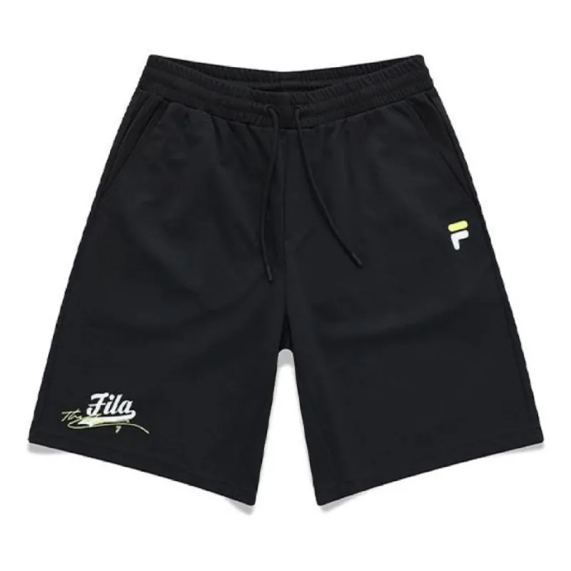 FILA FUSION Loose Shorts 'Black' T11M122608F-BK sold by KicksCrew