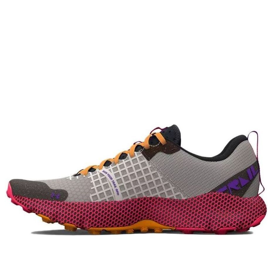 Under Armour UA HOVR Ridge Trail Running Shoes 'Grey Black Red' 3025852-305 sold by KicksCrew