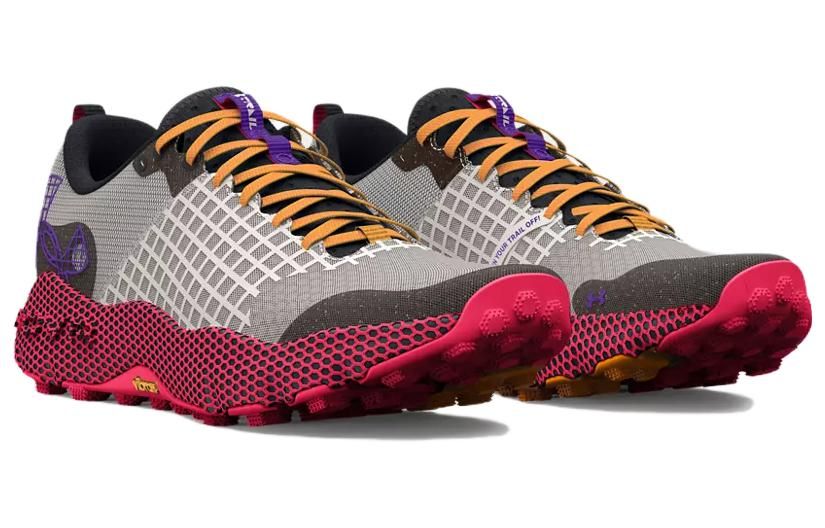 Under Armour UA HOVR Ridge Trail Running Shoes 'Grey Black Red' 3025852-305 sold by KicksCrew product image thumbnail 3