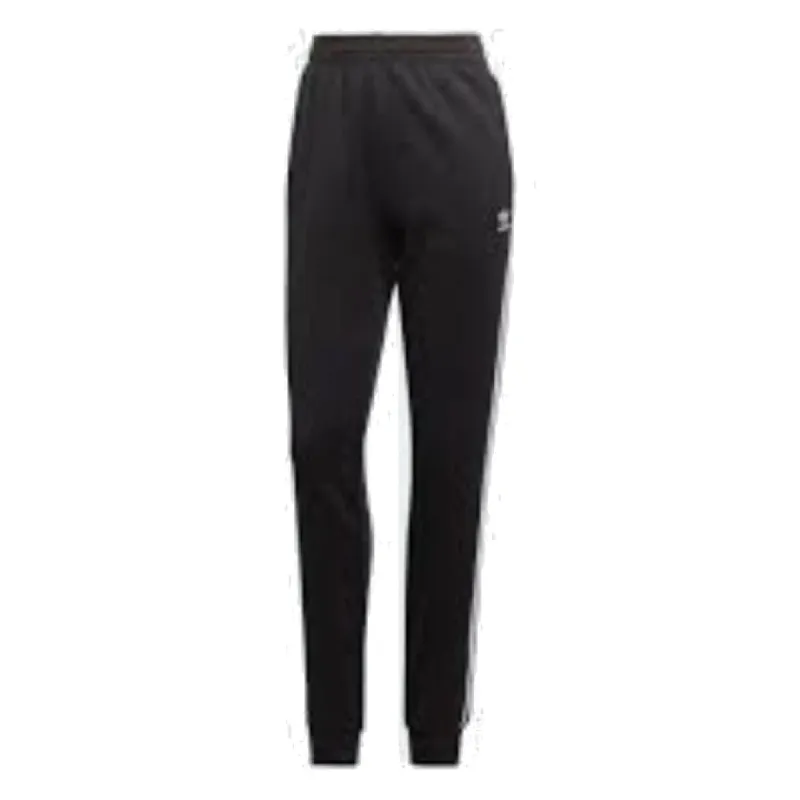 (WMNS) adidas Adicolor Classics Cuffed Track Pants Asia Sizing 'Black White' IK6555 sold by KicksCrew